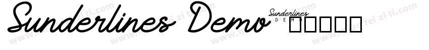 Sunderlines Demo字体转换